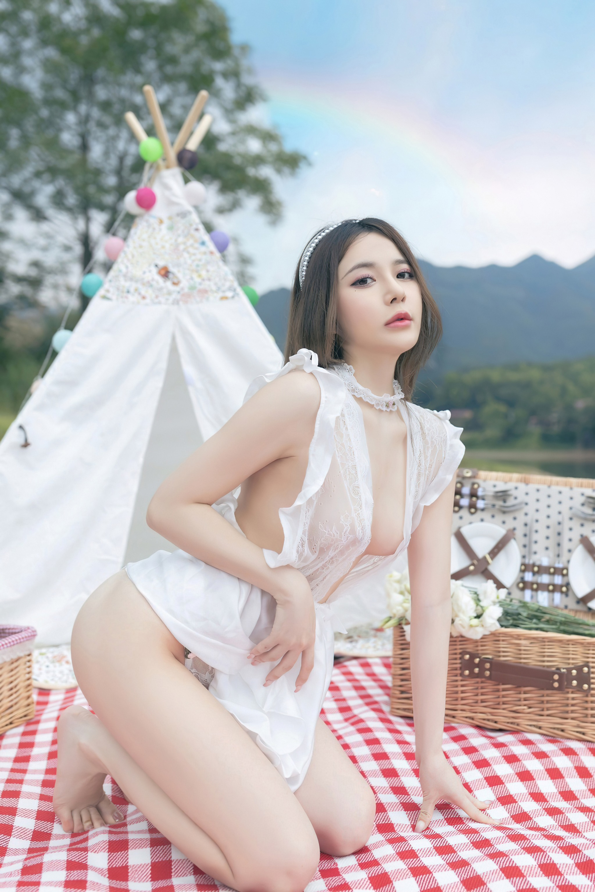 鱼子酱Fish - NO.054 （私拍）《长湖畔野餐番外》[116P]-XikXak